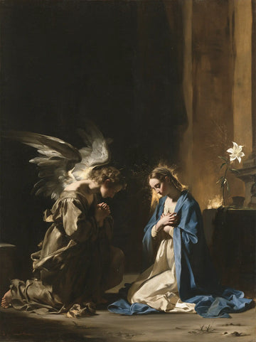 The Annunciation - Black and Gold · Portrait n° 14