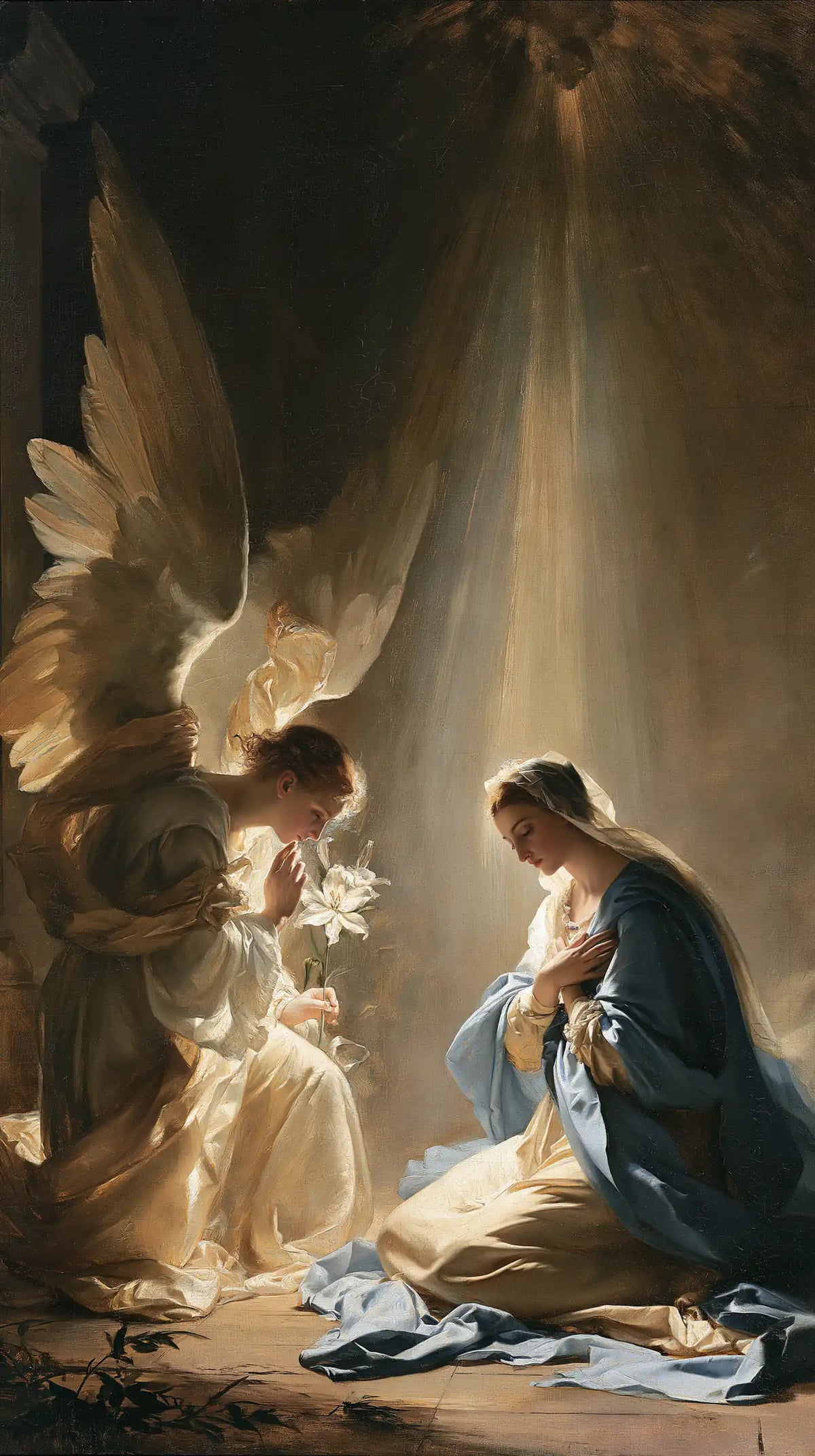 The Annunciation — Recollection within the Column of Light