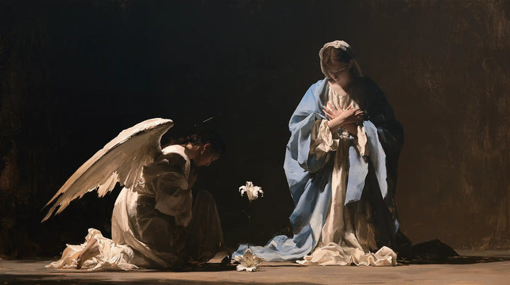 The Annunciation — The Light Flower between the Silhouettes