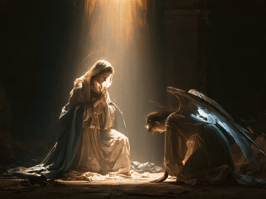 The Annunciation - Divine Light Descending upon Mary · Landscape n° 8