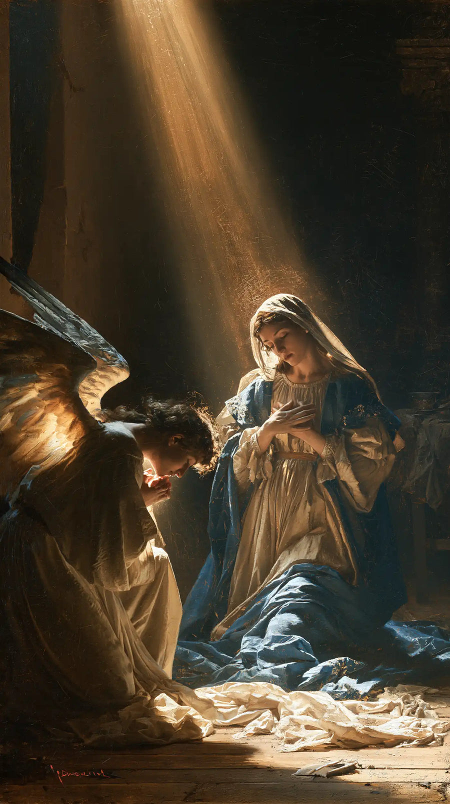 The Annunciation - Divine Light Descending upon Mary · Portrait n° 8