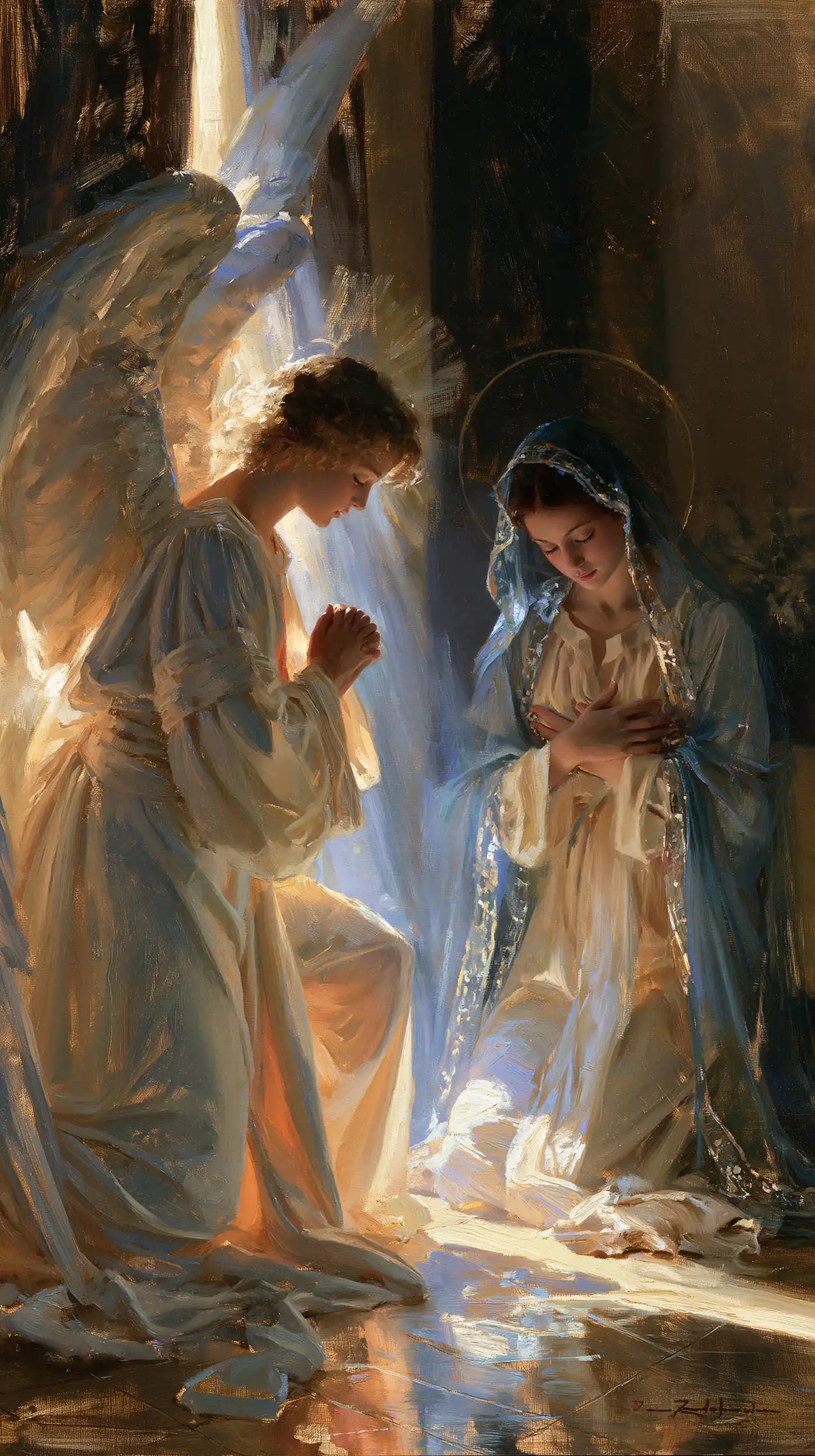 The Annunciation — The Rose Flame of the Robe