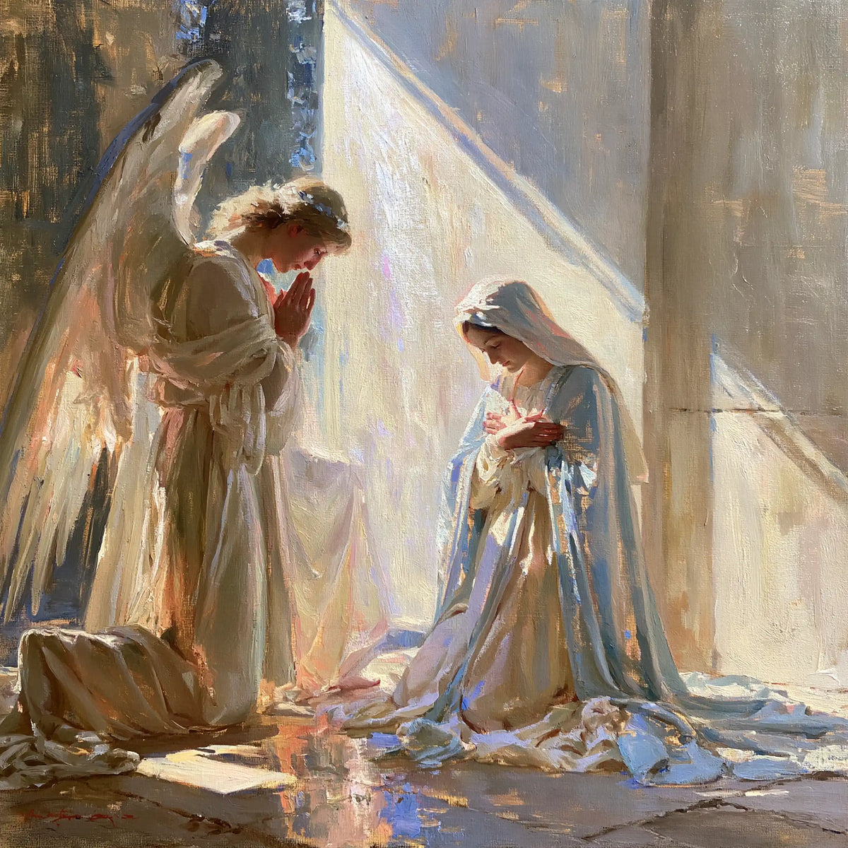 The Annunciation — The Ray upon the Bowed Veil