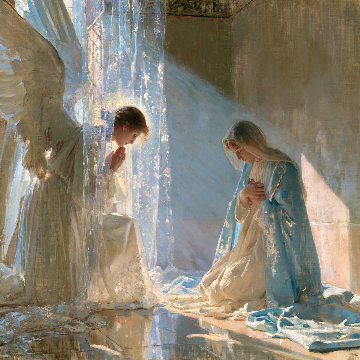 The Annunciation — The Window and Its Azure Reflection