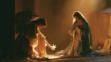The Annunciation - Mary Kneeling before Gabriel · Landscape n° 8