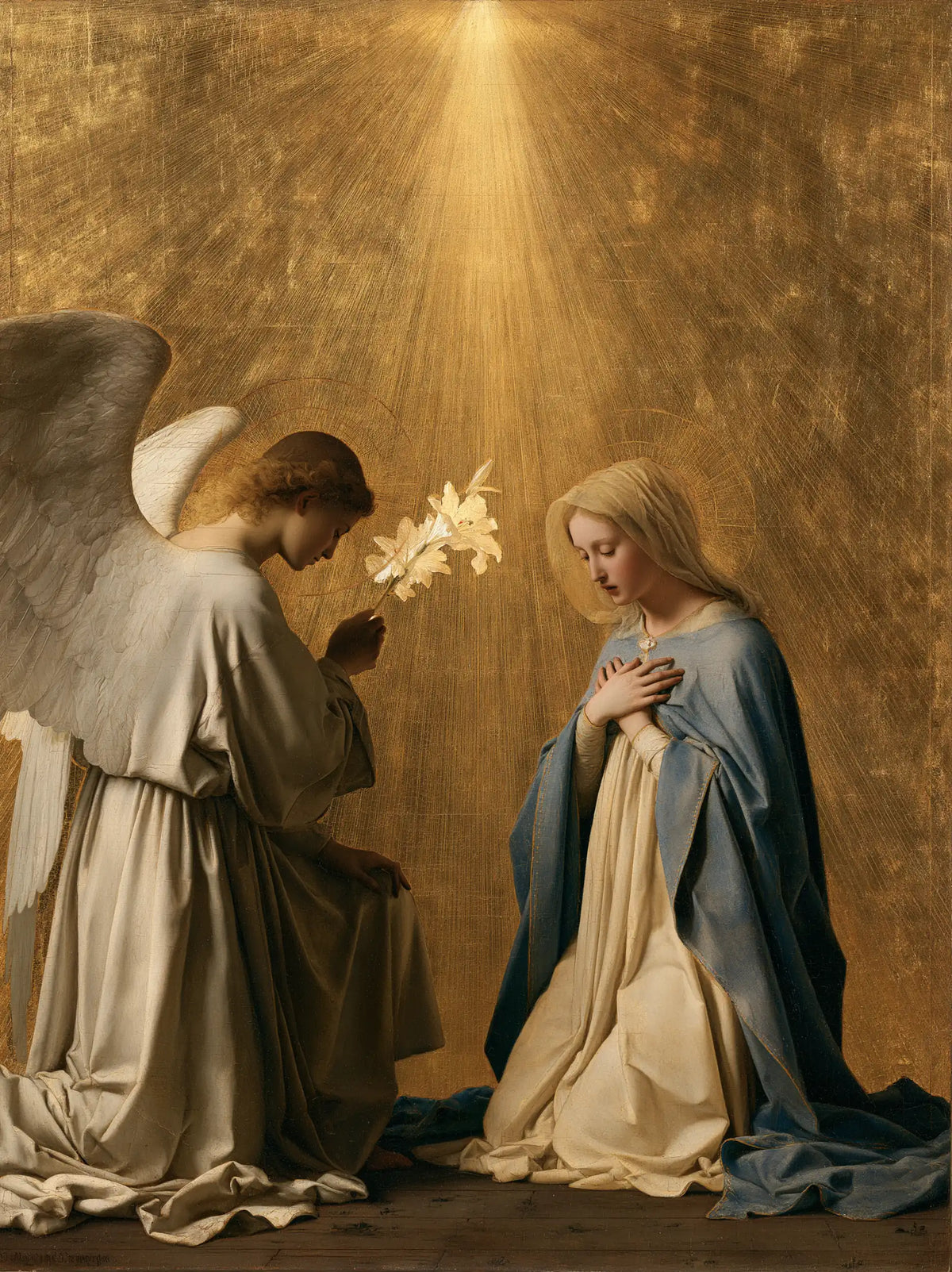 The Annunciation — The Bouquet in the Amber Expanse