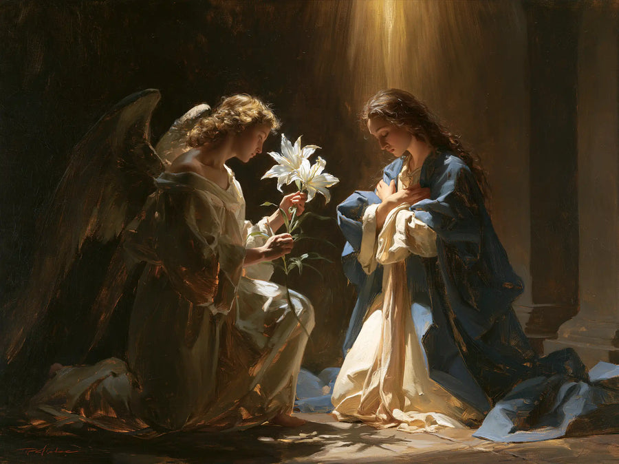 The Annunciation - The White Lily as Symbol · Landscape n° 3