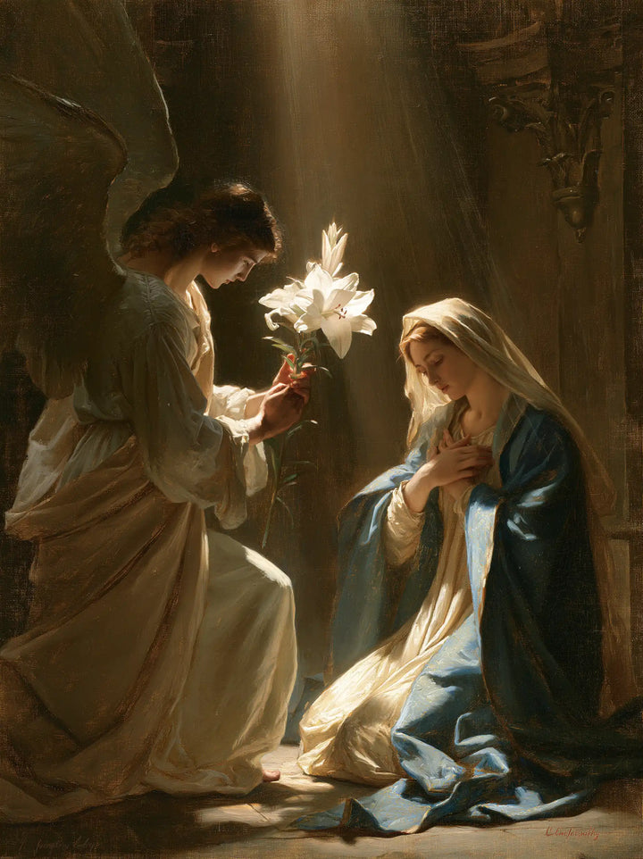 The Annunciation - The White Lily as Symbol · Portrait n° 20
