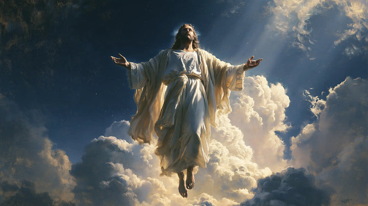 The Ascension of Jesus Christ - Midnight Blue Chiaroscuro · Landscape n° 13