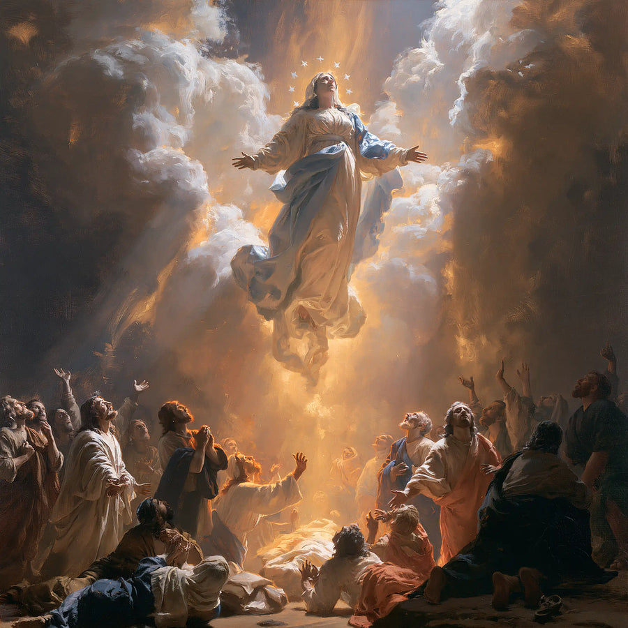 The Assumption of Mary - Assumption with the Apostles · Square n° 4