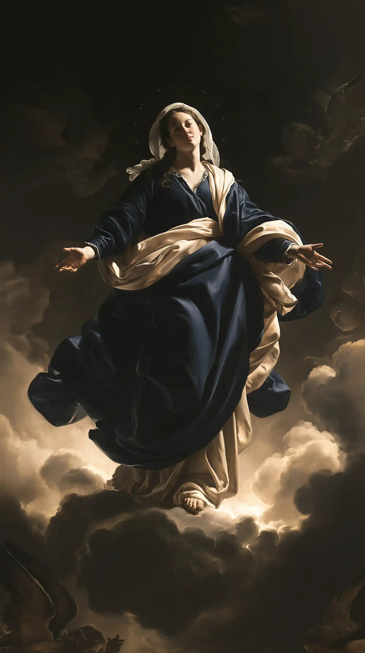 The Assumption of Mary — The Presence Above the White Cloud