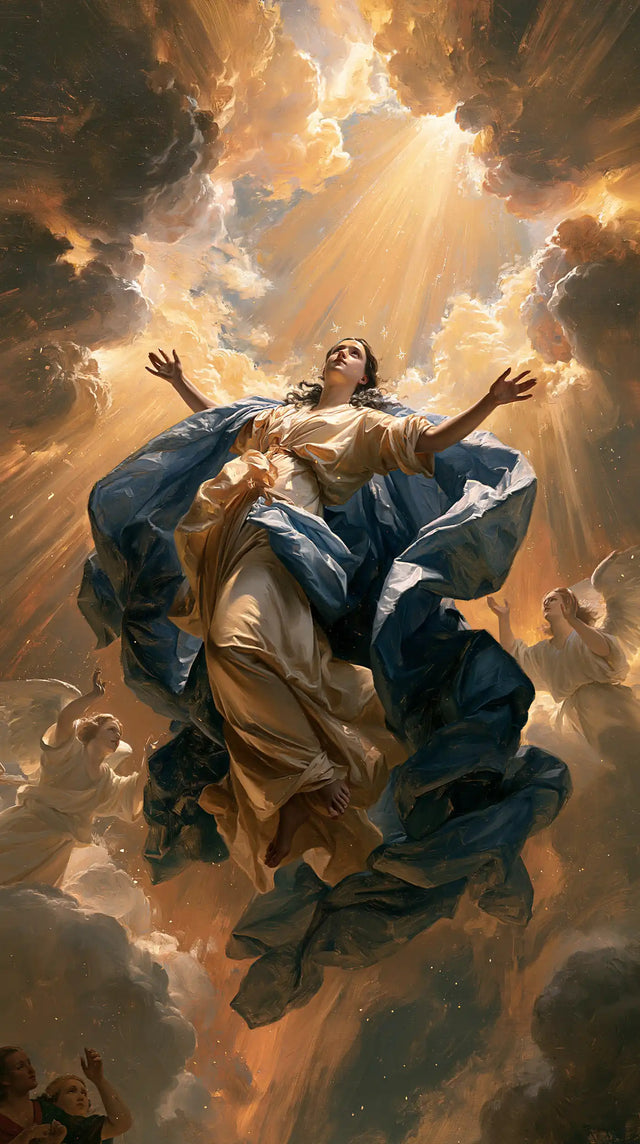 The Assumption of Mary — Ecstasy Beneath the Parted Sky
