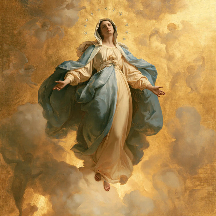 The Assumption of Mary - Sacred Gold · Square n° 8