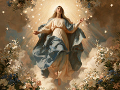 The Assumption of Mary — The Hand Raised Among the Stars