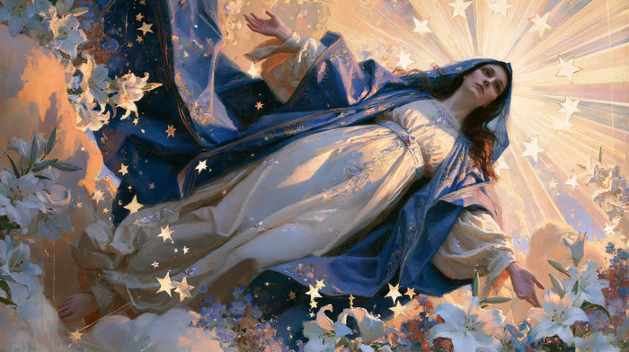 The Assumption of Mary — The Diagonal of Blossoming Stars