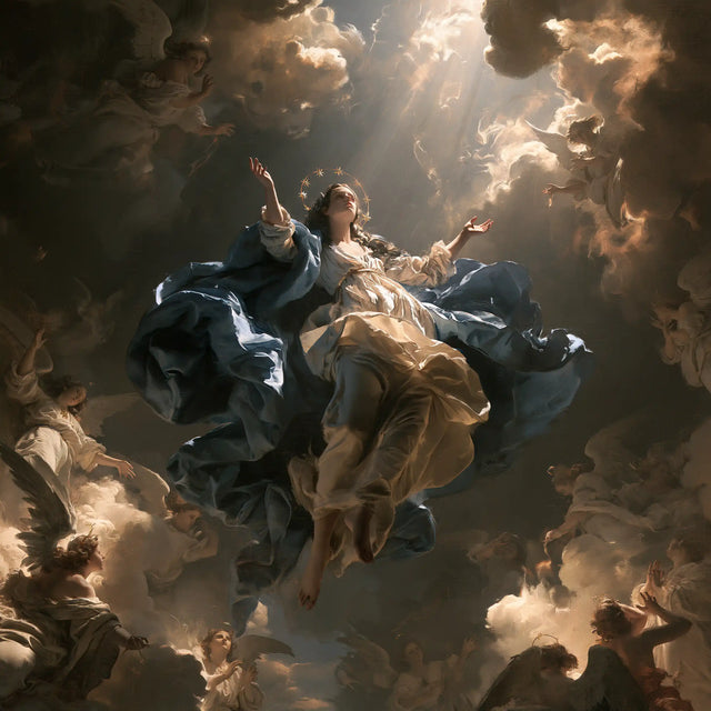 The Assumption of Mary — Ascent in the Veiled Light