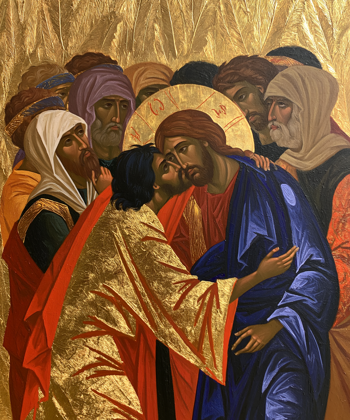 The Betrayal of Judas — The Kiss in the Violet Mantle