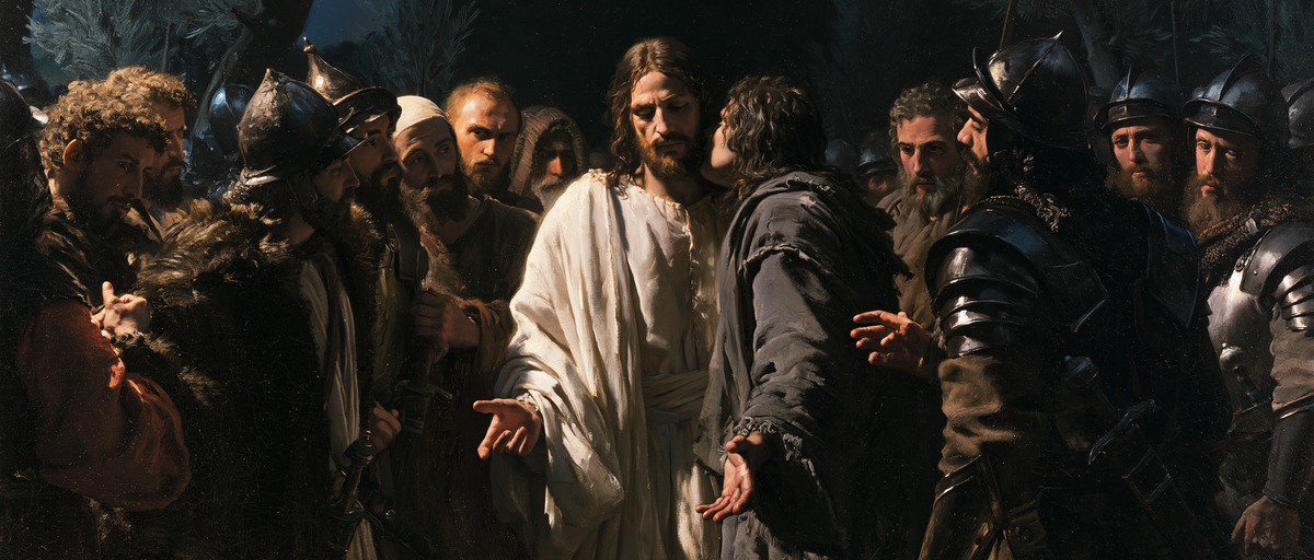 The Betrayal of Judas — Pale Palms Before the Guards