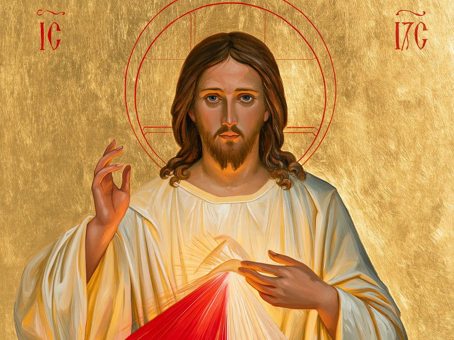 Divine Mercy Jesus - Contemporary Byzantine · Landscape n° 6