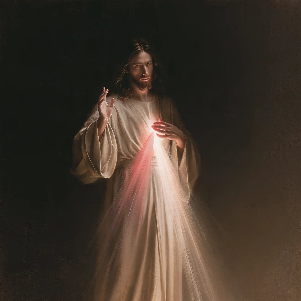 Divine Mercy Jesus — The White Thread of Mercy