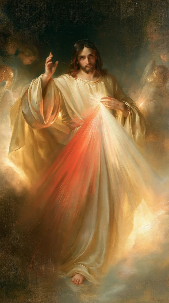 Divine Mercy Jesus — The Robe Borne by Radiance