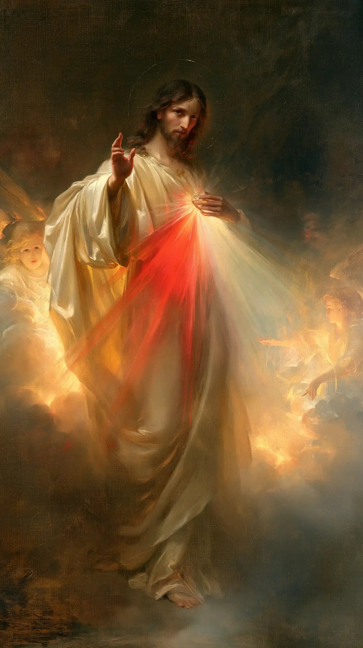 Divine Mercy Jesus — Grace Above the Depths