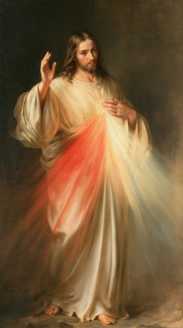 Divine Mercy Jesus — The Blessing at the Edge of Earth