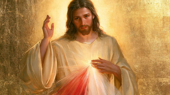 Divine Mercy Jesus - Sacred Gold · Landscape n° 5