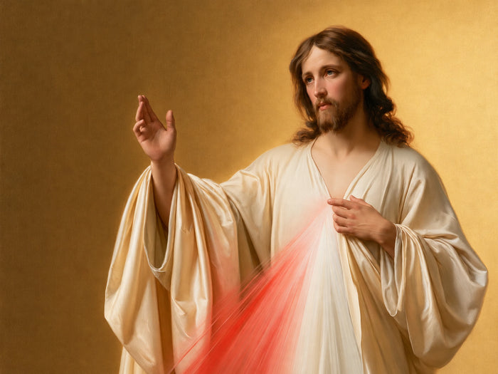 Divine Mercy Jesus – Amber Light of Trust