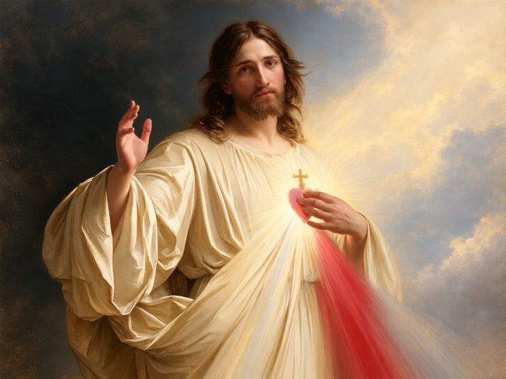 Divine Mercy Jesus – Heart of Radiant Mercy