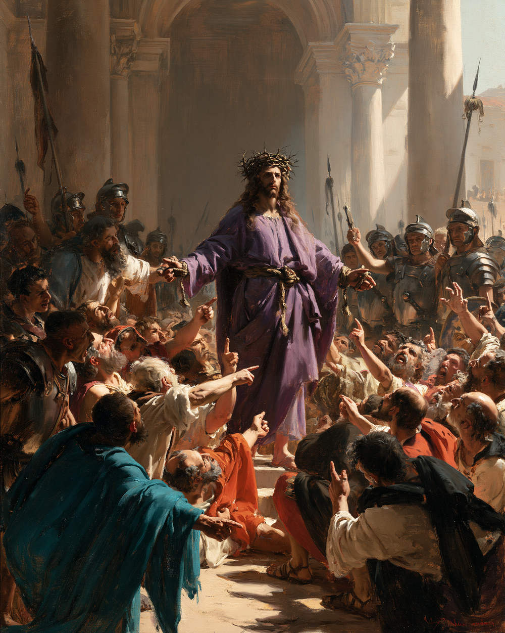 Ecce Homo - 움직임의 폭발 · 초상화 n° 22 - 기독교 예술