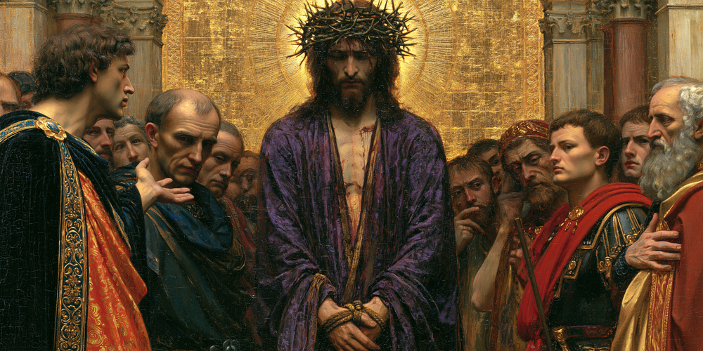 Ecce Homo - 신성한 황금 · 풍경 n° 16 - 기독교 예술