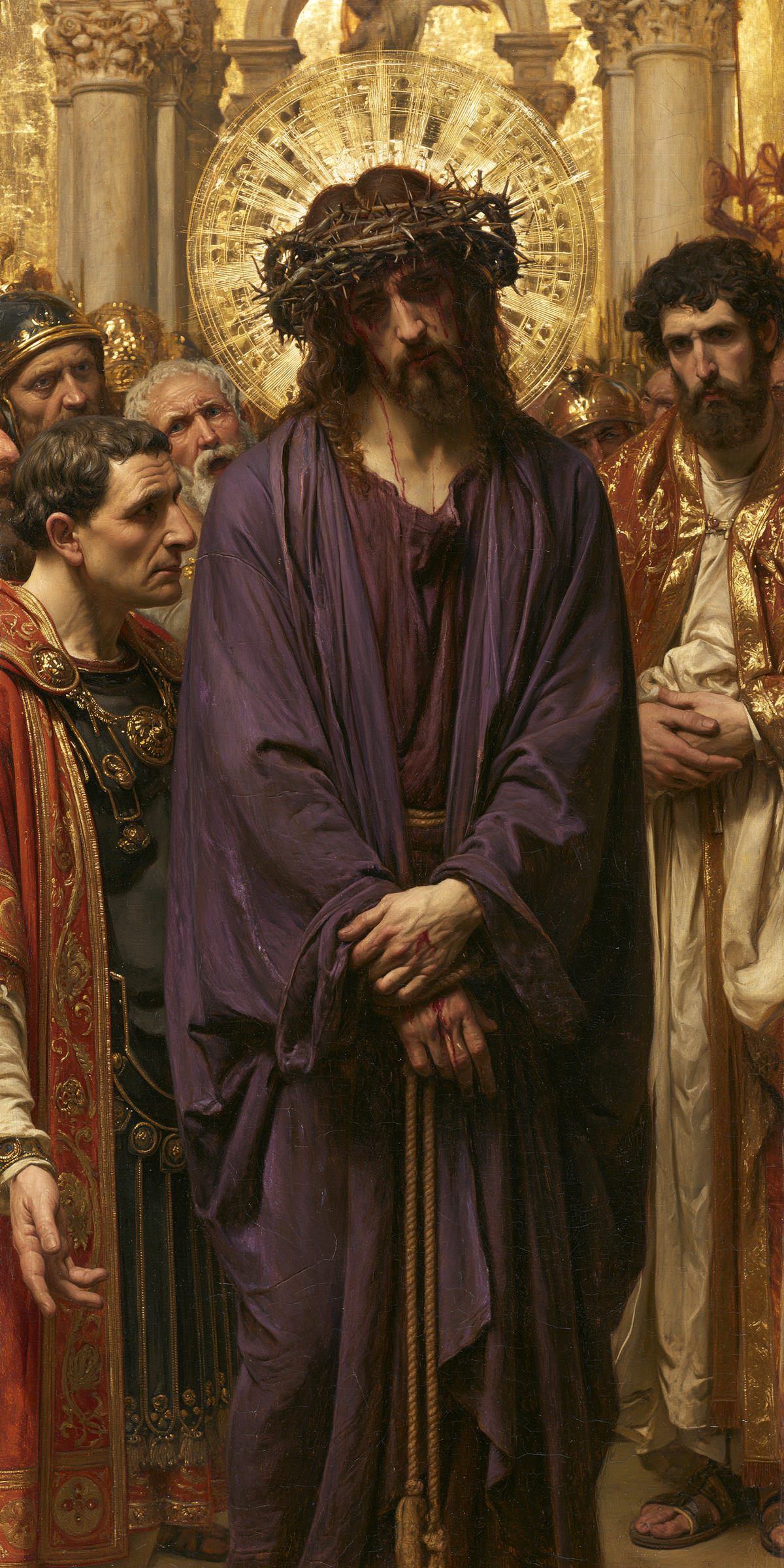 Ecce Homo - 신성한 황금 · 초상화 n° 2 - 기독교 예술