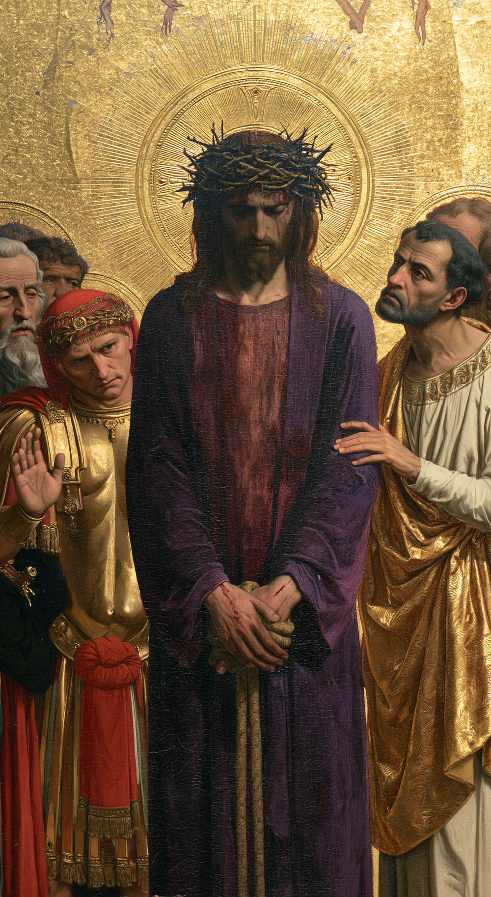 Ecce Homo - 신성한 황금 · 초상화 n° 6 - 기독교 예술