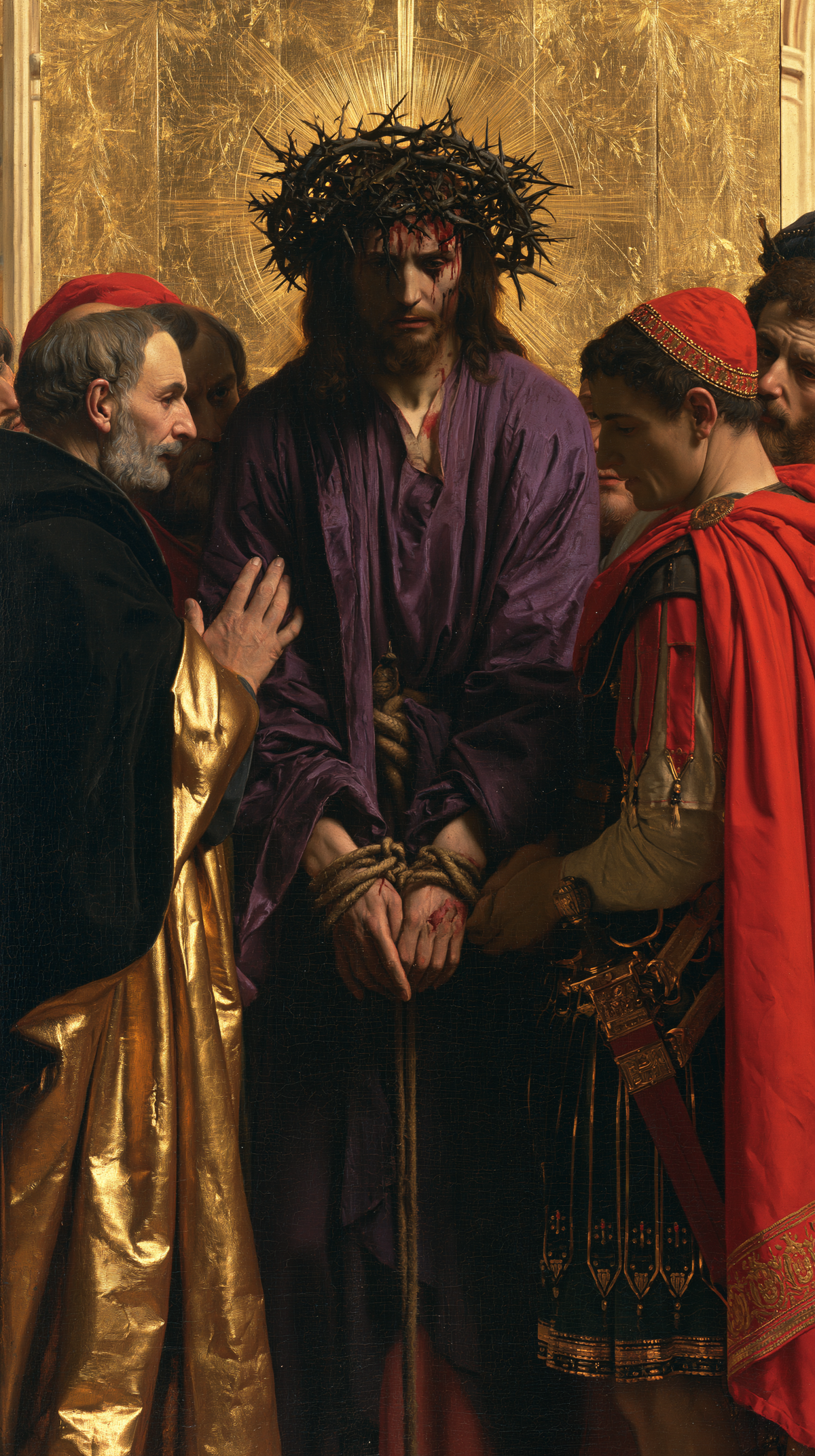 Ecce Homo - 신성한 황금 · 초상화 n° 10 - 기독교 예술