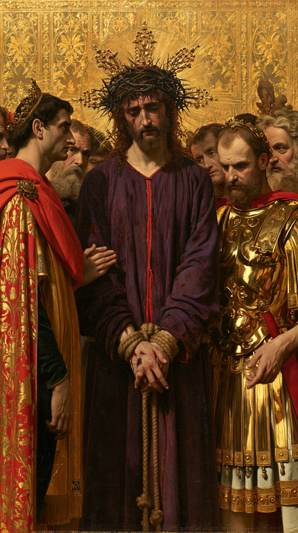 Ecce Homo - 신성한 황금 · 초상화 n° 11 - 기독교 예술