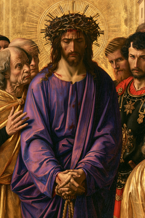 Ecce Homo - 신성한 황금 · 초상화 n° 13 - 기독교 예술