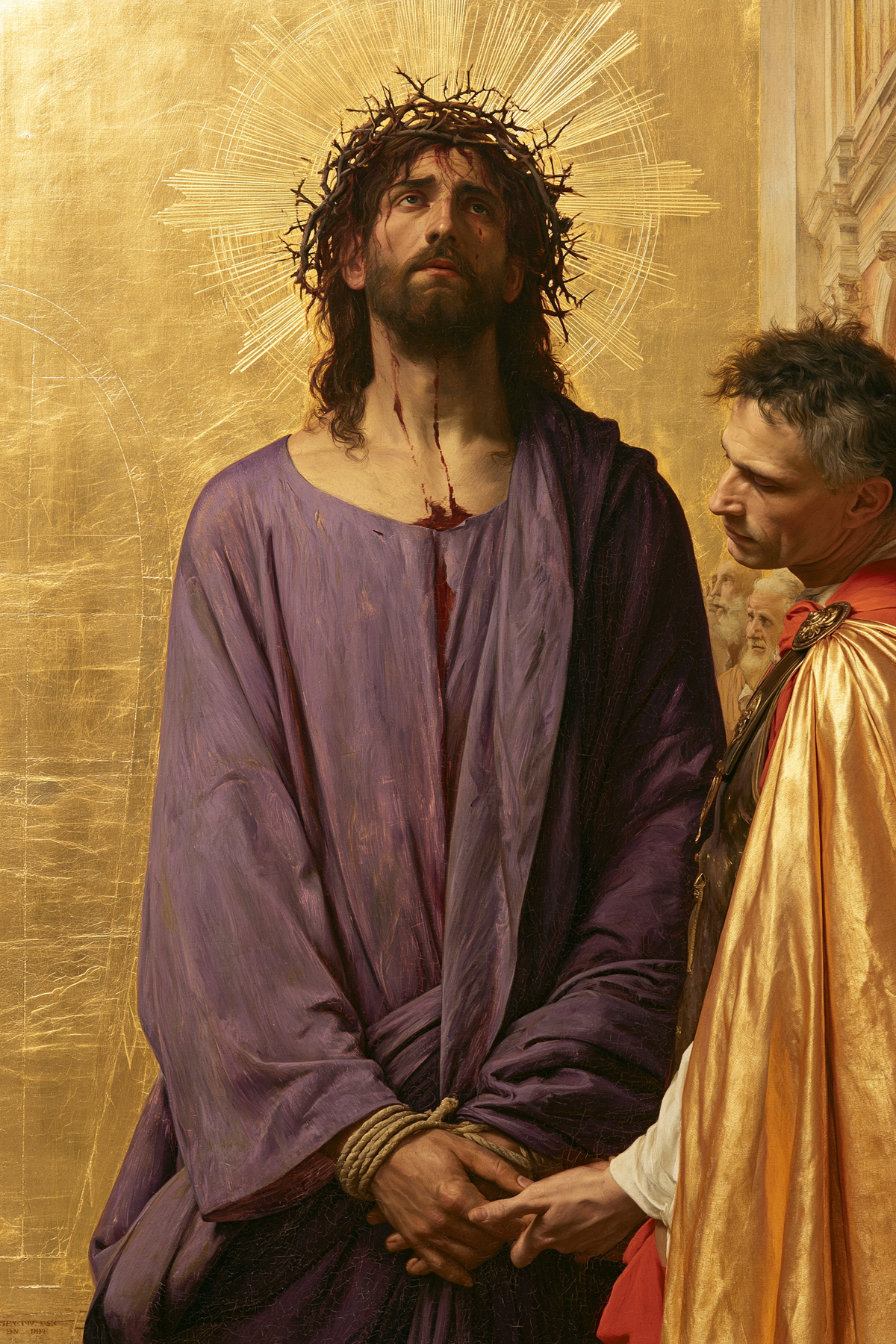 Ecce Homo - 신성한 황금 · 초상화 n° 14 - 기독교 예술