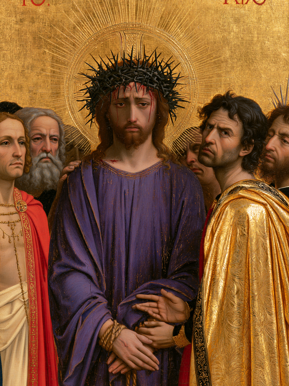Ecce Homo - 신성한 황금 · 초상화 n° 17 - 기독교 예술