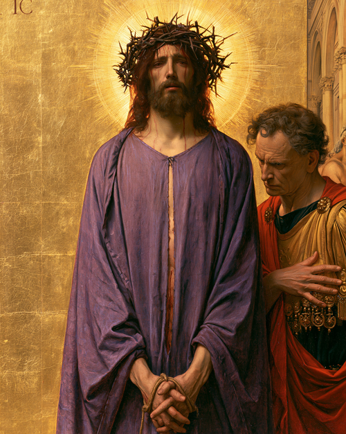 Ecce Homo - 신성한 황금 · 초상화 n° 20 - 기독교 예술