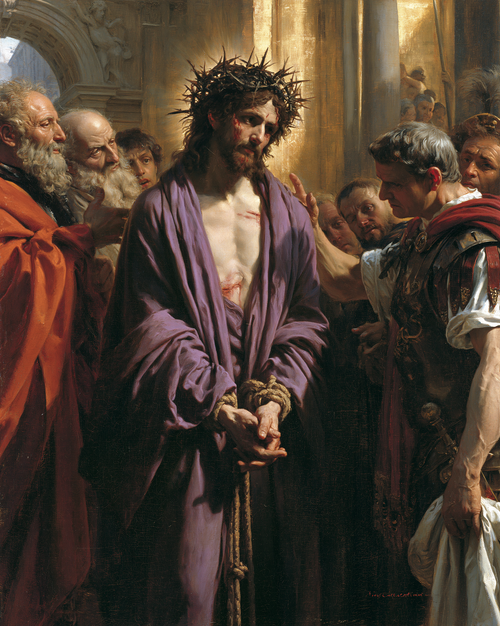 Ecce Homo - 신성한 황금 · 초상화 n° 21 - 기독교 예술