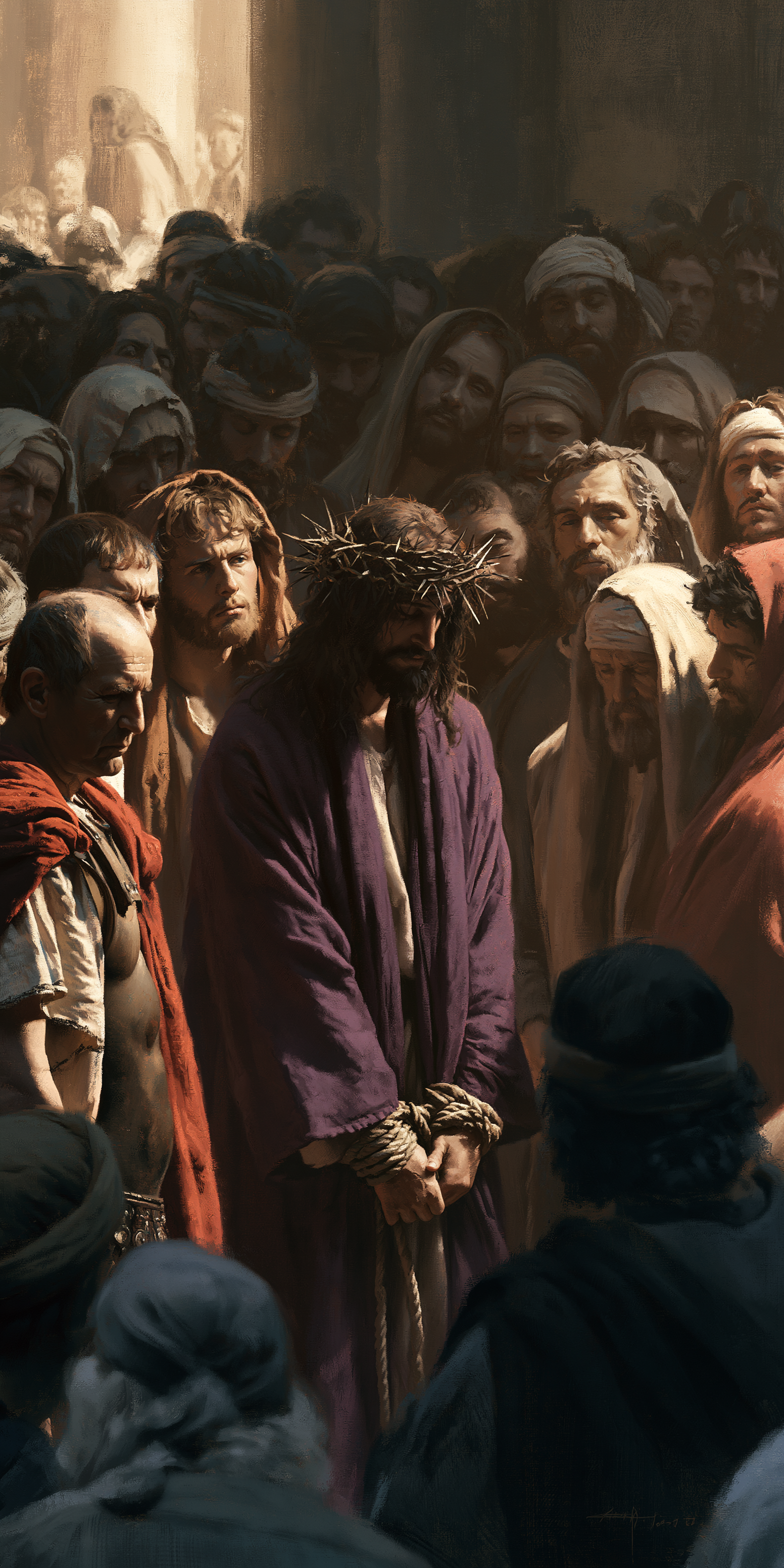Ecce Homo - Sacred silence · Portrait n° 2 — aperçu de la finition sélectionnée