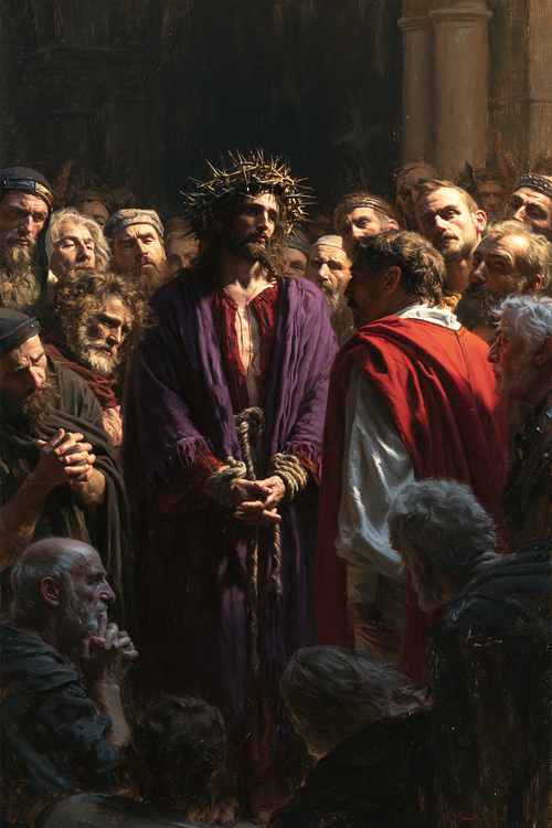 Ecce Homo - 신성한 침묵 · 초상화 n° 15 - 기독교 예술