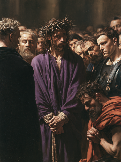 Ecce Homo - 신성한 침묵 · 초상화 n° 16 - 기독교 예술