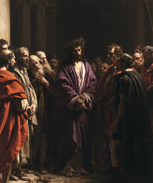 Ecce Homo - 신성한 침묵 · 초상화 n° 26 - 기독교 예술