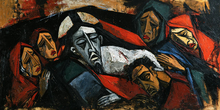 The Entombment of Jesus Christ — The Golden Hand Upon the White Cloth