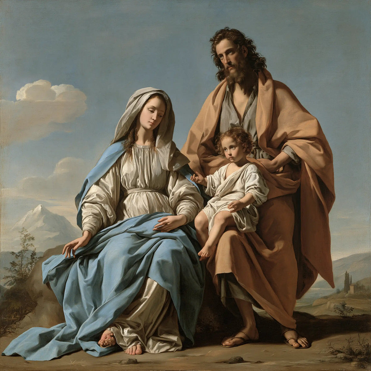 The Holy Family — The Child on the Father’s Lap
