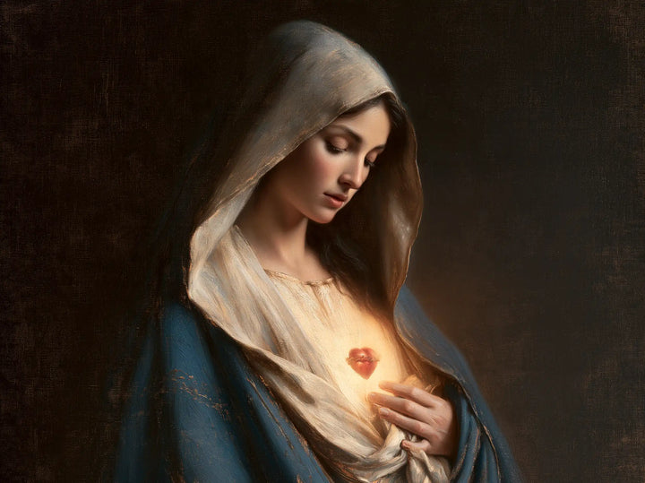The Immaculate Heart of Mary — The Quiet Heart Beneath the Inclined Profile