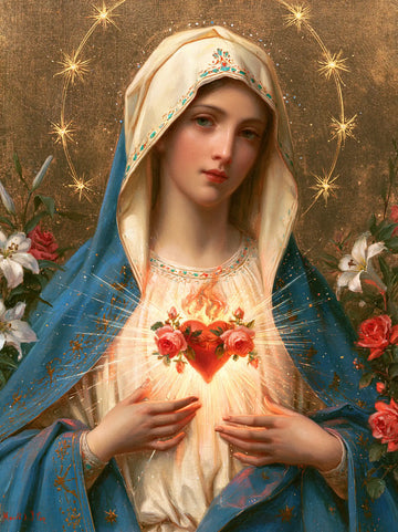 Immaculate Heart of Mary - Symbolist · Portrait n° 16