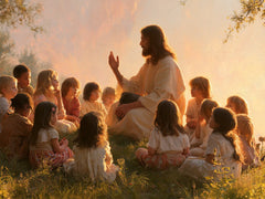 Jesus and the Children — The Garden of Little Confidences